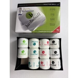 Birdieball Limited Flight Full Swing Practice Golf Balls 40 yards Box of 11